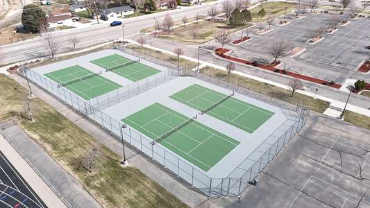 Lone Star Middle School Tennis Courts in Nampa