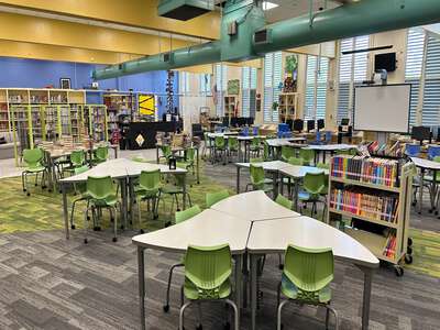 West Miami Middle School Library in Miami