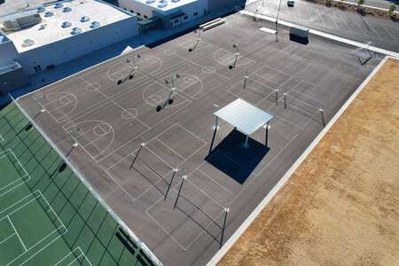 Gunderson - Barry and June Middle School Outdoor Basketball Courts in Las Vegas