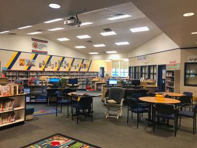 Hidden Hills Elementary School Library in San Ramon