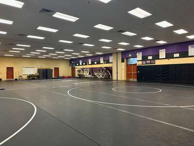 Mission Oak High School Wrestling Room in Tulare