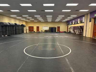 Mission Oak High School Wrestling Room in Tulare