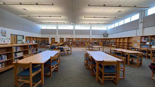 Lowes Grove Magnet Middle School Library in Durham 4