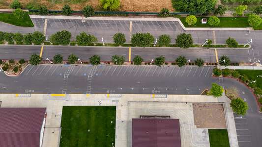 Hanline Elementary School Parking Lot - Side in Ceres 2