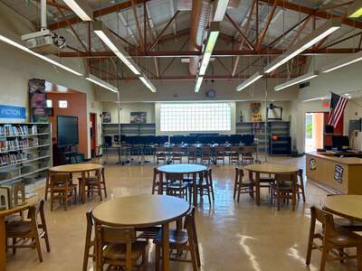 James H. Bright/J.W Johnson Elementary School Library in Hialeah