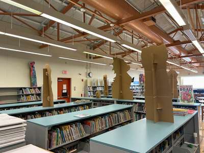 James H. Bright/J.W Johnson Elementary School Library in Hialeah
