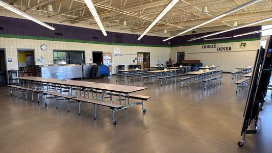 Dodge Literacy Magnet Elementary School Cafeteria in Wichita
