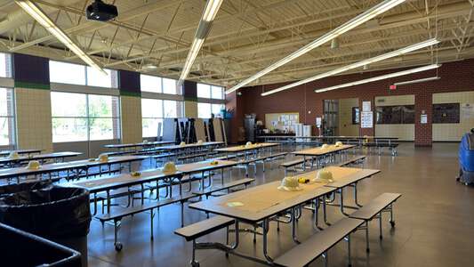 Dodge Literacy Magnet Elementary School Cafeteria in Wichita