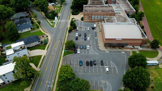Piedmont Middle School Parking Lot - Front in Charlotte 2
