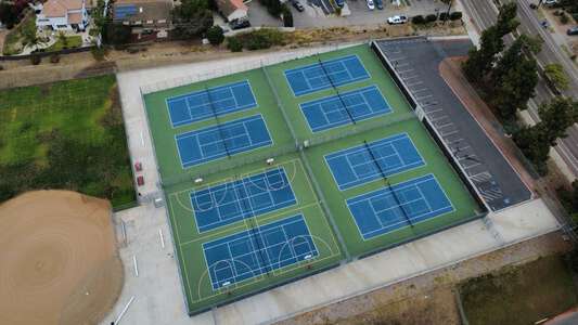 Vista High School Tennis Courts in Vista 2