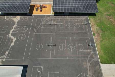 Lincoln Elementary School Outdoor Basketball Courts in Fresno 2
