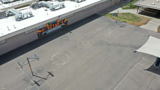 Bethune K-8 School Outdoor Basketball Courts in San Diego