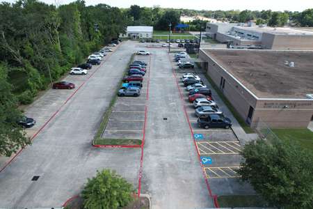 Anderson Academy Parking Lot - Side in Houston