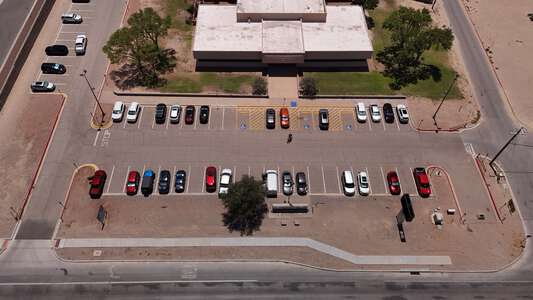 SISD Education Center Parking Lot - Front in El Paso 2