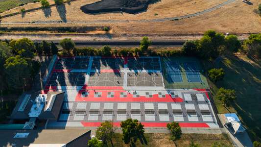 Pleasanton Middle School Pickleball Courts in Pleasanton