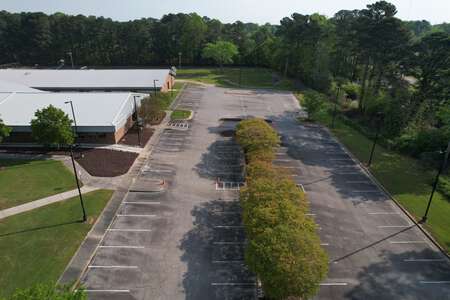 Wilson's Mills Elementary School Parking Lot - Side in Wilson's Mills