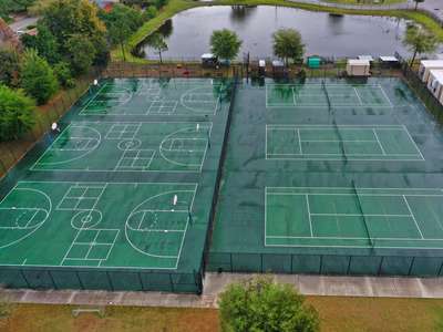 SunRidge Middle School Tennis Courts in Winter Garden