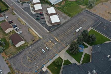 Chubbuck Elementary School Parking Lot - Front in Pocatello