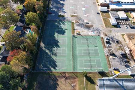 First Colonial High School Tennis Courts in Virginia Beach