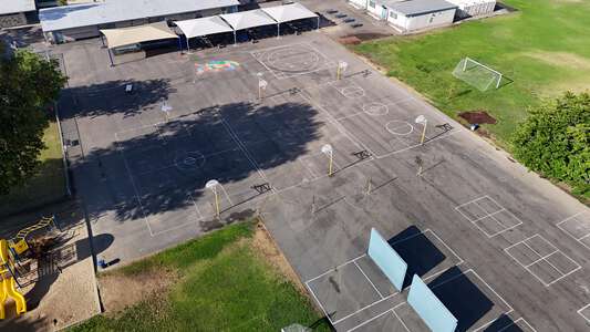 Villa Park Elementary School Outdoor Basketball Courts in Villa Park