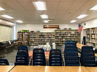 Miwok Middle School Library in Sacramento