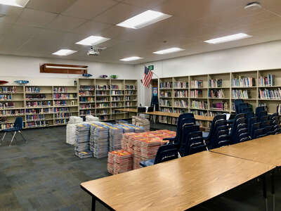 Miwok Middle School Library in Sacramento