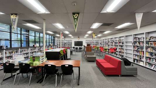 John Marshall Middle School Library in Pomona