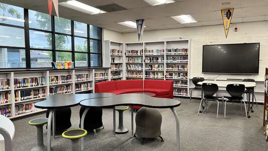 John Marshall Middle School Library in Pomona