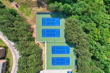 Peachtree Ridge High School Tennis Courts in Suwanee