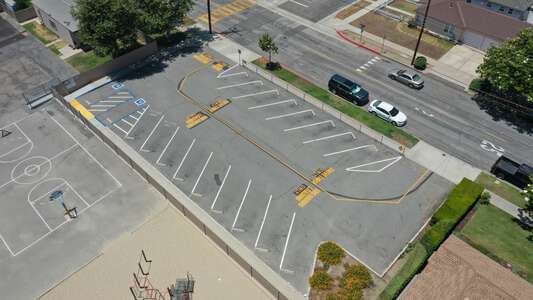 West Orange Elementary School Parking Lot - Staff in Orange