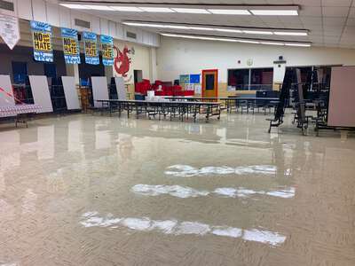 Allison Elementary School Cafeteria w/ Stage in Austin