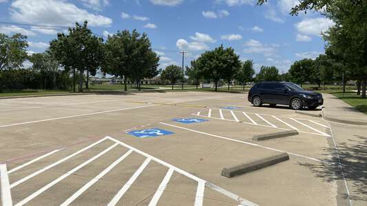 Mary Harris Elementary Parking Lot - Side in Fort Worth