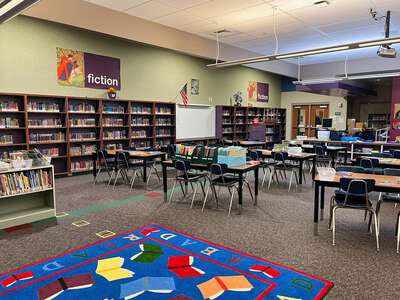 South Pines Elementary School Library in Spokane Valley