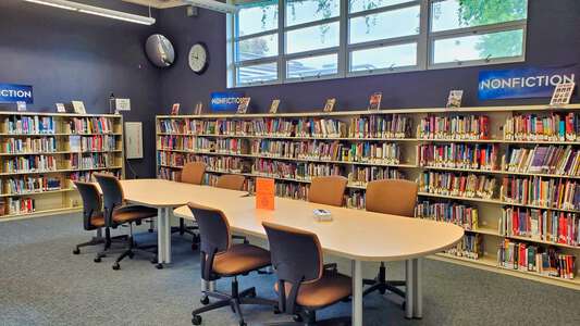 Gompers Preparatory Academy (6-12) Library in San Diego