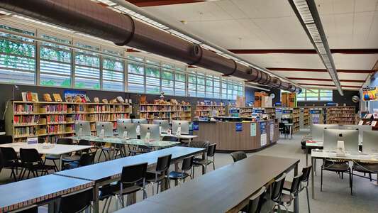 Gompers Preparatory Academy (6-12) Library in San Diego