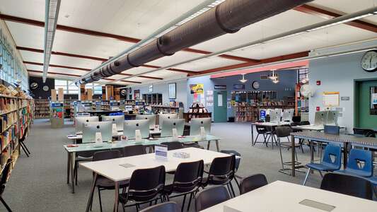 Gompers Preparatory Academy (6-12) Library in San Diego