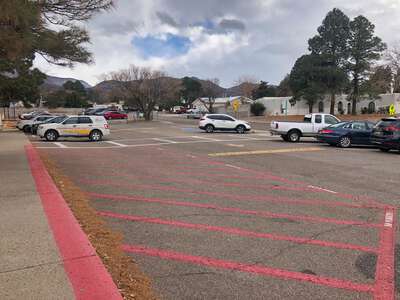 Onate Elementary School Parking Lot in Albuquerque