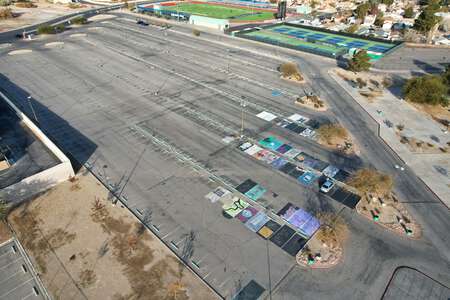 Green Valley High School Parking Lot in Henderson