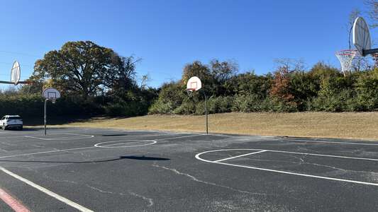 Maude Logan Elemenary School Outdoor Basketball Courts in Fort Worth