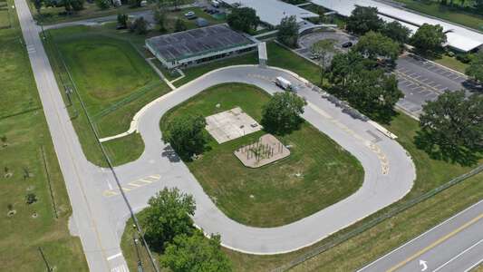 San Antonio Elementary School Bus Loop - Grass Area in Dade City