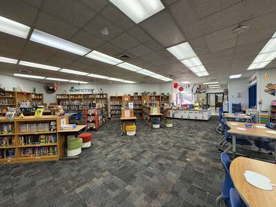 Centerville Elementary School Library in Virginia Beach
