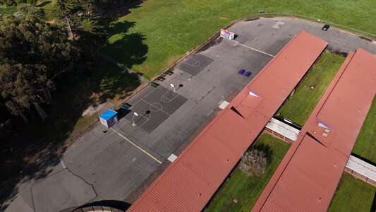 Central Coast High School Blacktop / Basketball Court in Seaside
