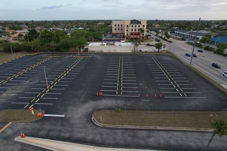 Caloosa Middle School Parking Lot in Cape Coral