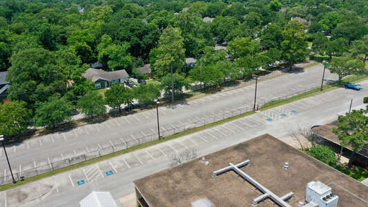 Black Middle School Parking Lot in Houston