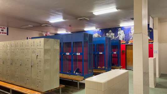 Gavilan College Room GY 130 - Locker Room in Gilroy