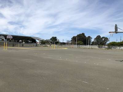 DeJean Middle School Outdoor Basketball Courts in Richmond