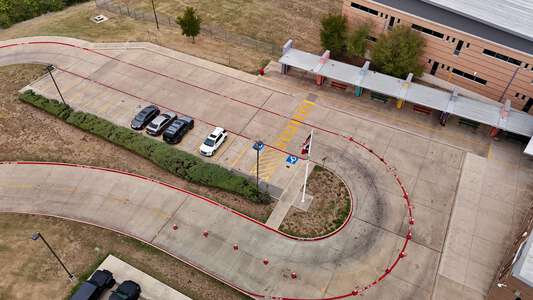 Adelfa Botello Callejo Elementary School Parking Lot - Side in Dallas