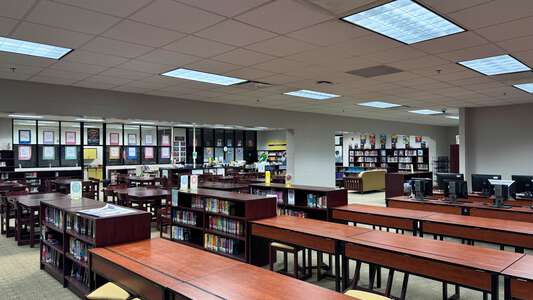 Westview Middle School Media Center in Goose Creek