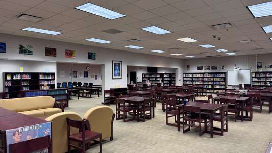 Westview Middle School Media Center in Goose Creek