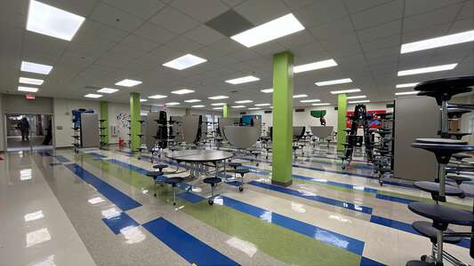 Barack & Michelle Obama Academy Cafeteria in Atlanta 2
